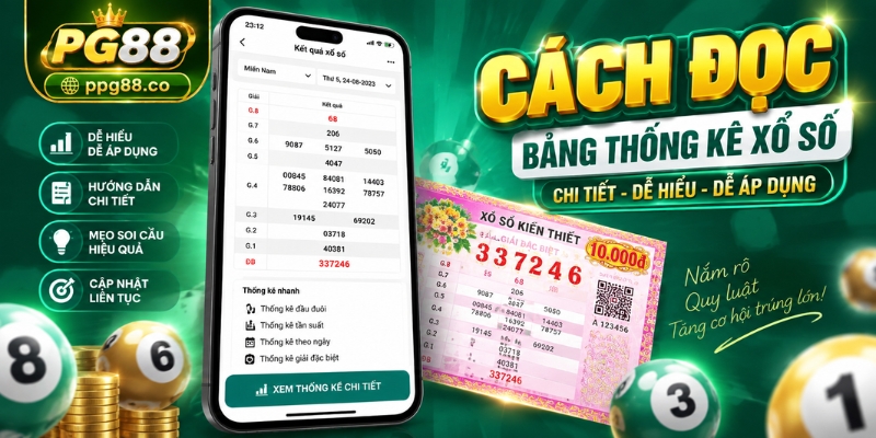 Cách đọc bảng thống kê xổ số chi tiết
