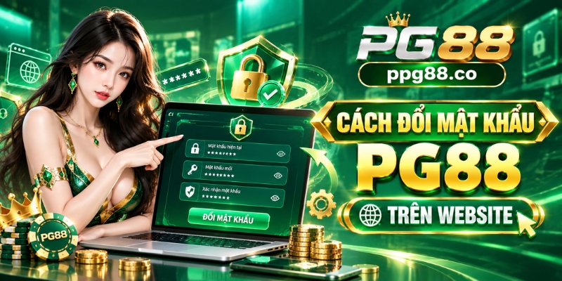 Cách đổi mật khẩu PG88 trên Website