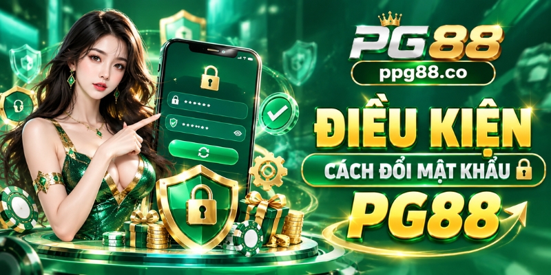Điều kiện cách đổi mật khẩu PG88